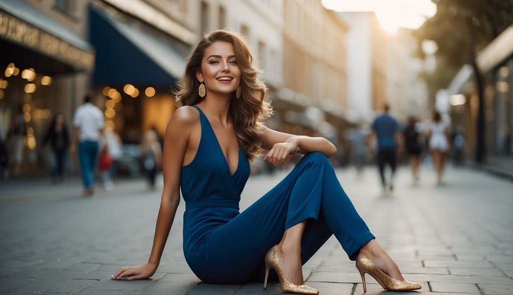 What color shoes to wear with a blue dress?