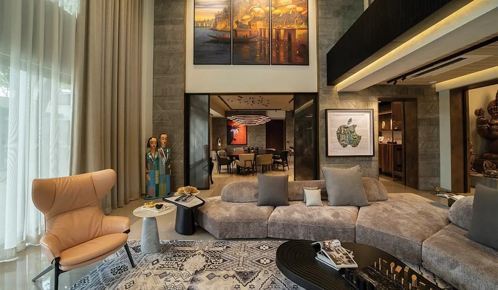 How important is symmetry in luxury interiors