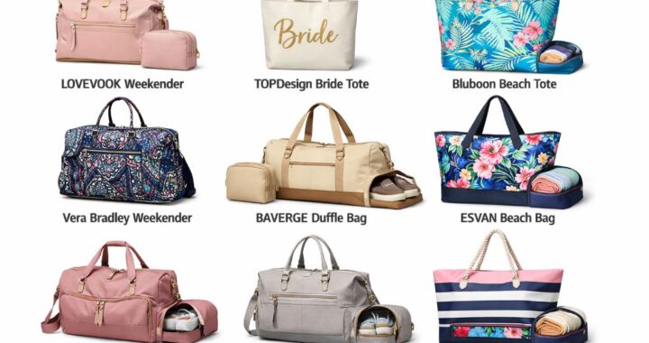 Best women’s travel tote bags 2026 tested comparison showing size, pockets, and carry comfort