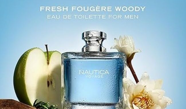 Nautica Voyage EDT 3.3oz men’s aquatic woody cologne with apple and musk notes