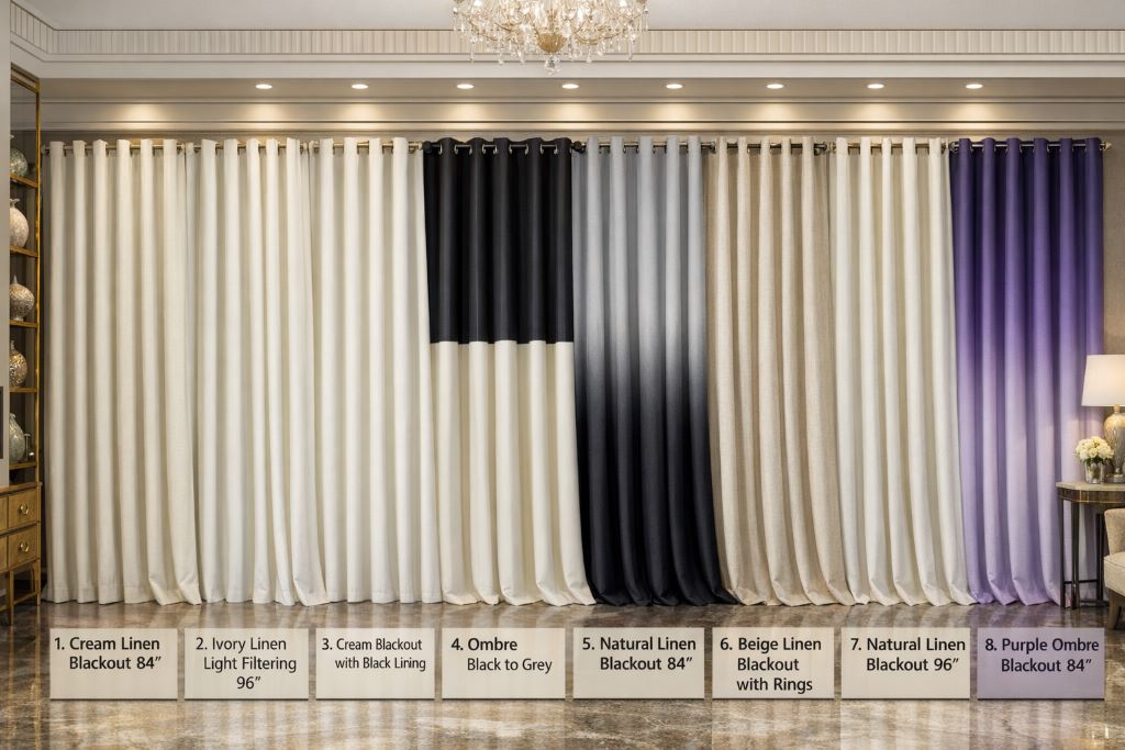 Best affordable blackout curtains 2026 comparison showing light-blocking thermal insulated curtains for bedroom and living room.