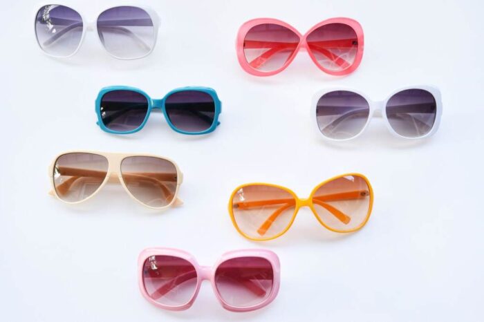 Modern fashionable sunglasses