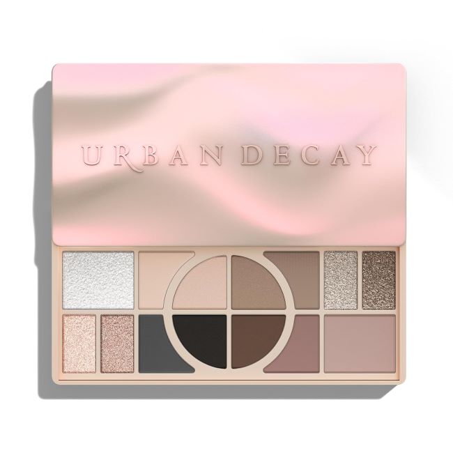 Urban Decay Naked Shaped multi-use palette with 14 neutral shades, sculpting creams and shimmer highlighters