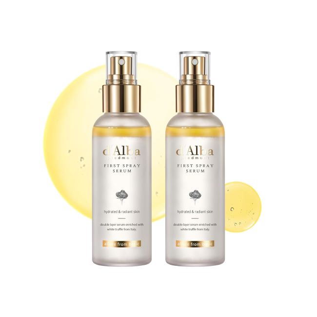 d’Alba Piedmont white truffle spray serum mist for hydration, glow and radiant skin with lightweight formula