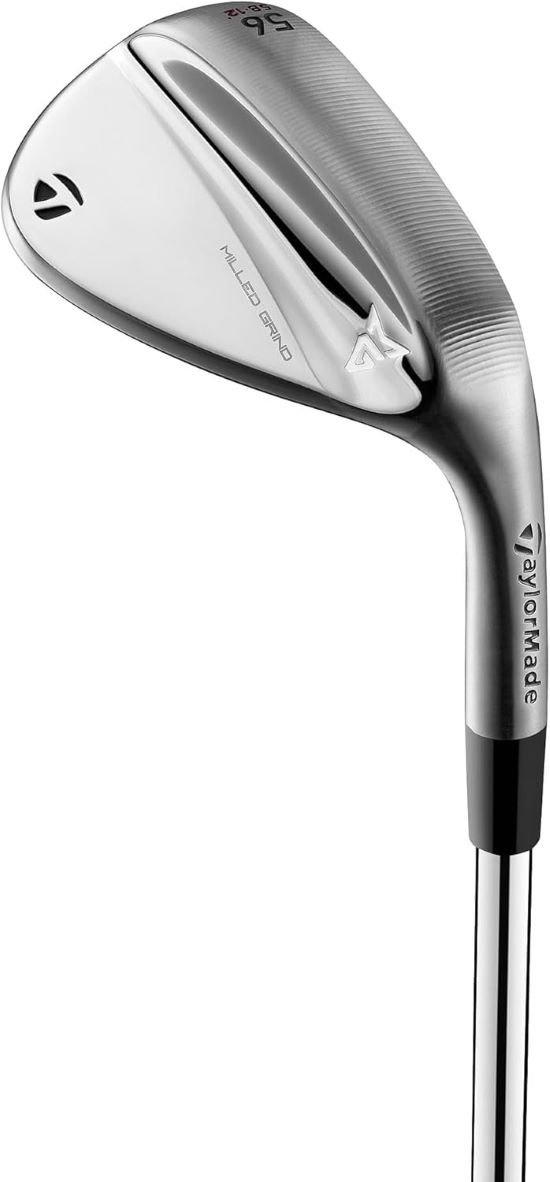 TaylorMade Milled Grind golf wedge engineered for high spin, consistent turf interaction, and enhanced short game performance
