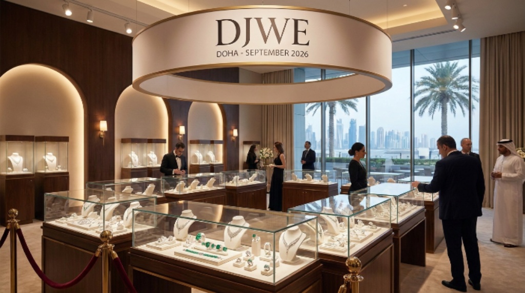 Elegant jewellery collections showcased at DJWE Doha September 2026