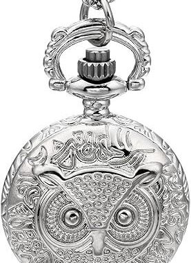 JewelryWe steampunk pocket watch with vintage gear design in New York
