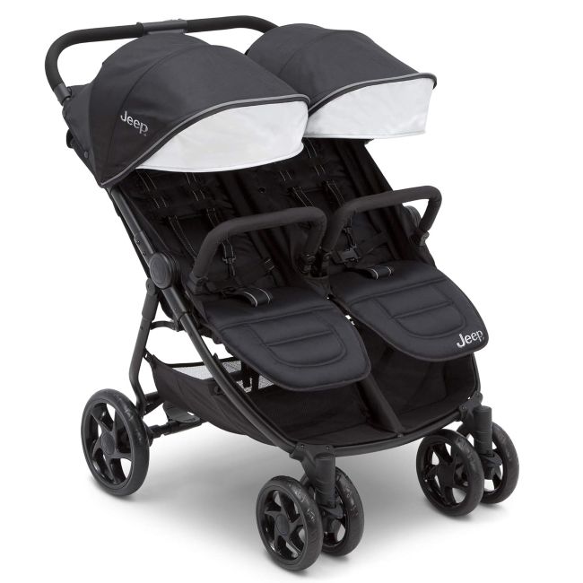 Delta Children Jeep Destination Double Stroller with ultralight design for two children