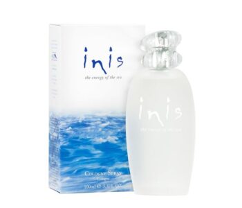 Inis Energy of the Sea fragrance bottle with its fresh ocean-inspired scent