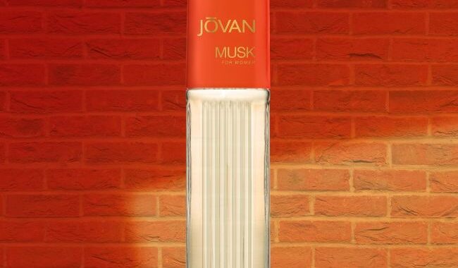 Jovan Musk Cologne Spray bottle featuring its classic musk fragrance