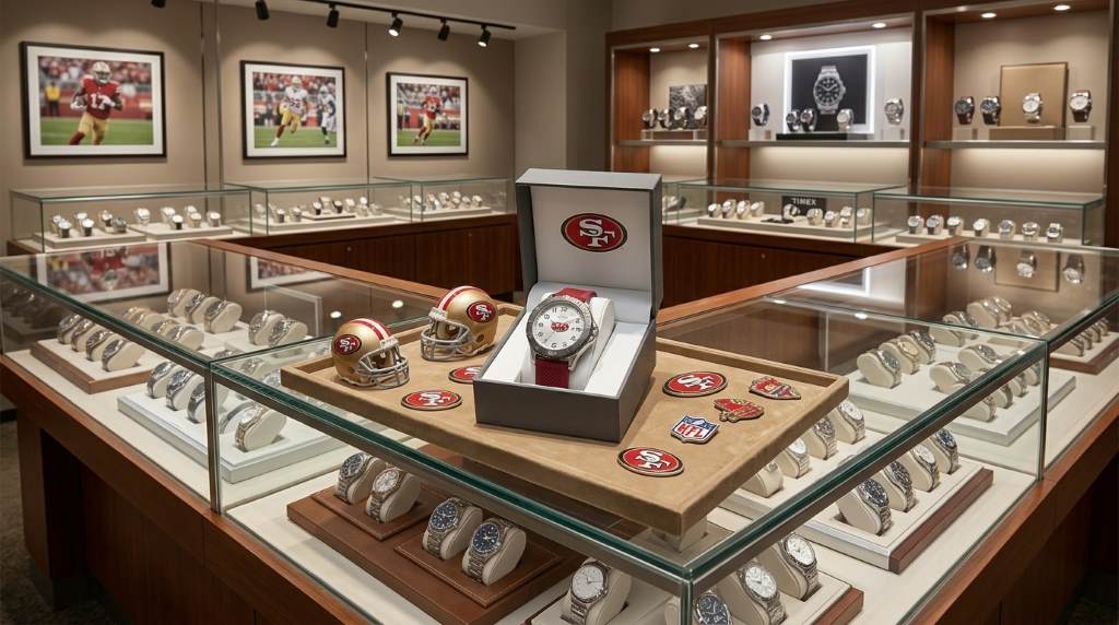 Timex NFL Gamer Watch with official team logo on the dial