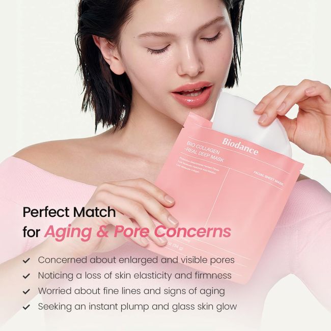 BIODANCE hydrogel face mask for a convenient self-care routine