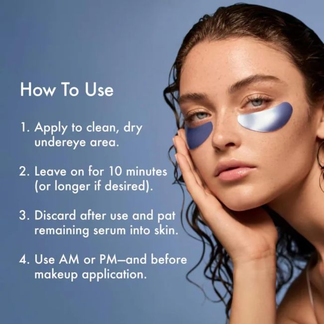 Summer Fridays Jet Lag Hydrogel Eye Patches for a refreshing routine