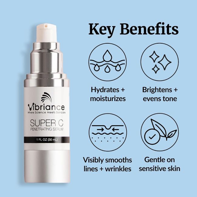 Vibriance Super C Serum bottle and packaging